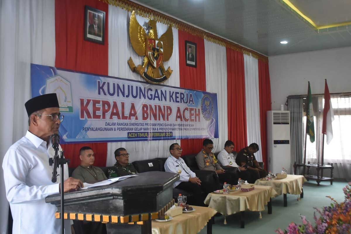 Pemkab Aceh Timur tingkatkan sinergi putuskan rantai peredaran narkoba