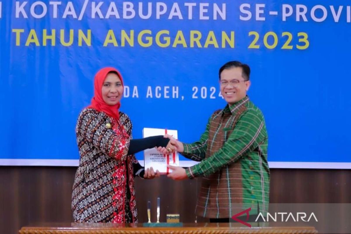 Pemkab Nagan Raya serahkan LKPD tahun 2023 ke BPK perwakilan Aceh