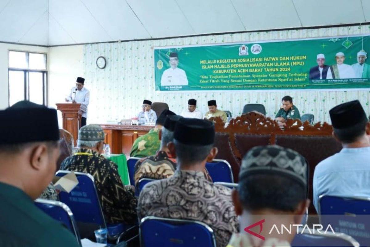 Pemkab Aceh Barat sosialisasi hukum zakat fitrah jelang Ramadhan