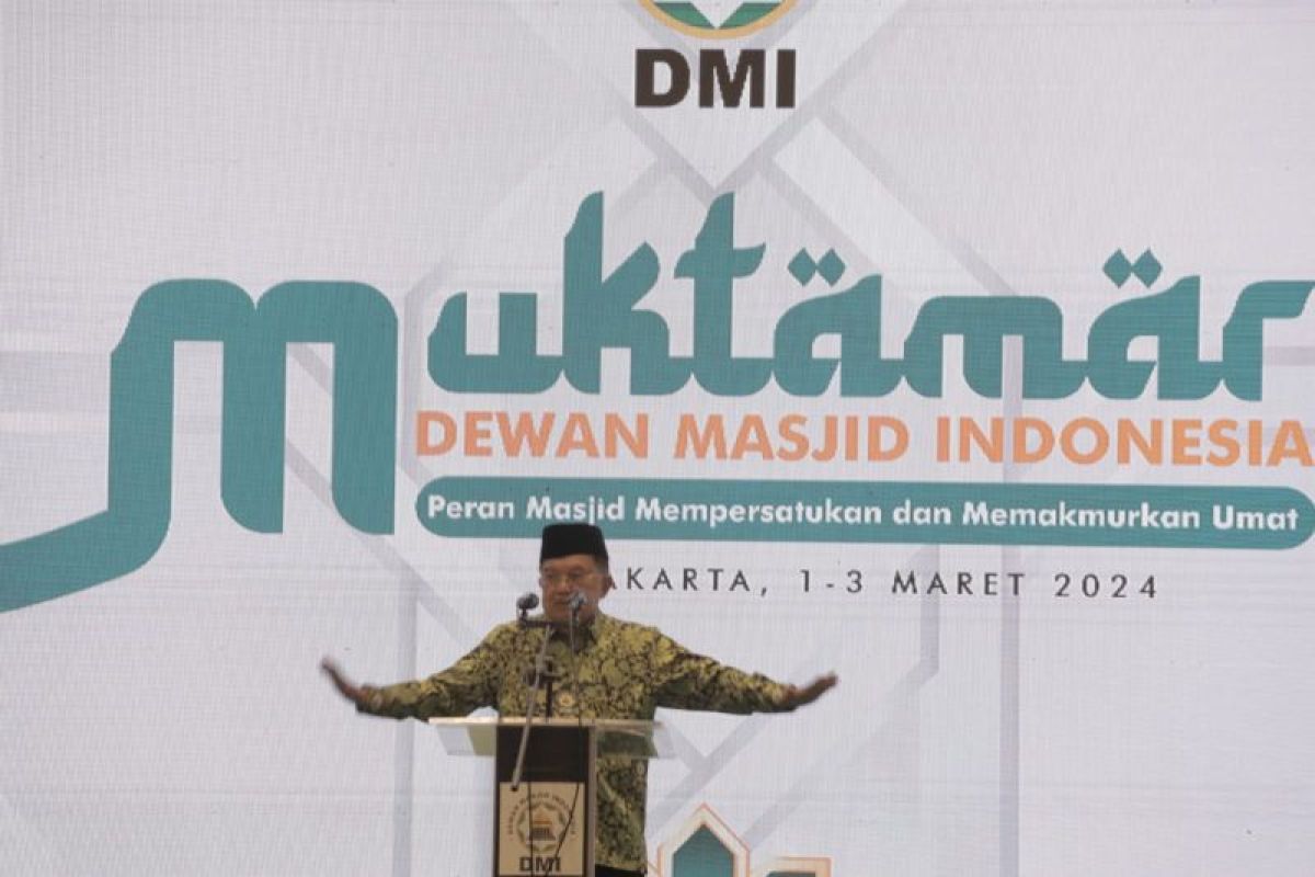 Jusuf Kalla  terpilih secara aklamasi menjadi Ketum DMI 2024-2029