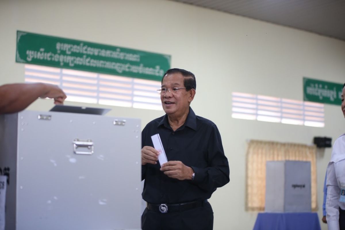 Badan pemilu Kamboja sebut partai berkuasa memenangkan pemilihan Senat