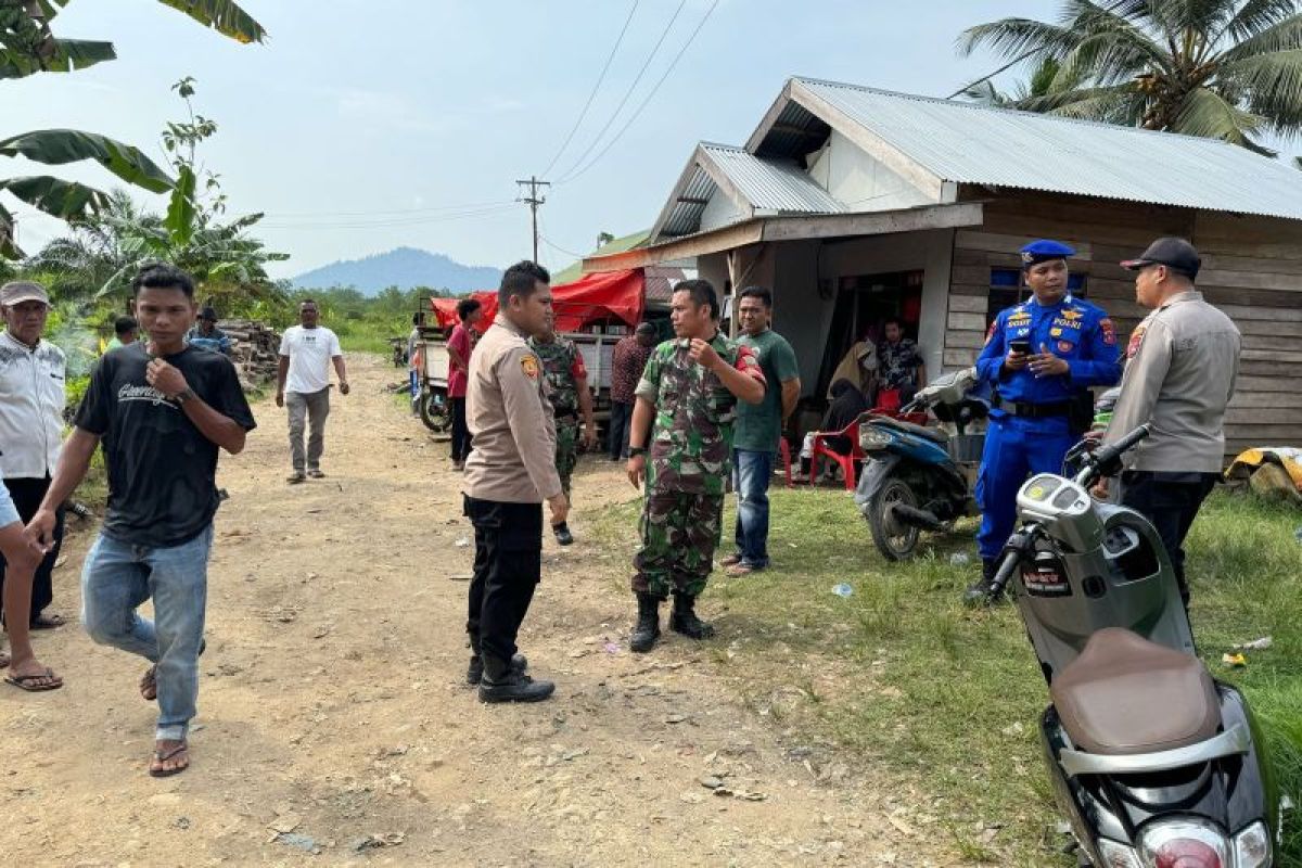 Tim gabungan Polsek Sungai Beremas evakuasi korban dimangsa buaya