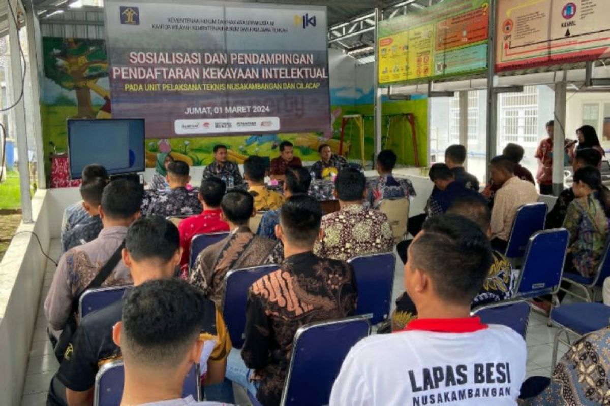 Kemenkumham Jateng dorong batik Lapas Permisan didaftarkan mereknya