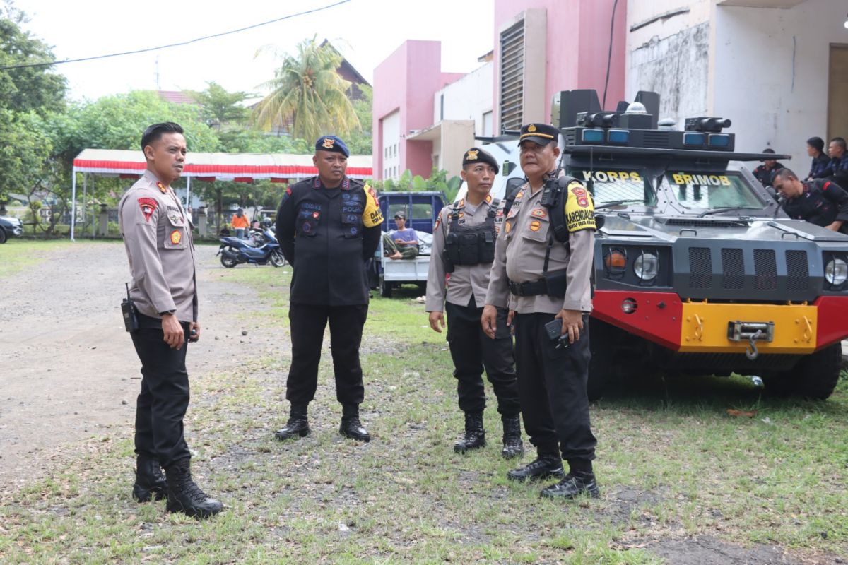 Polres perketat pengamanan rapat pleno KPU Lombok Tengah