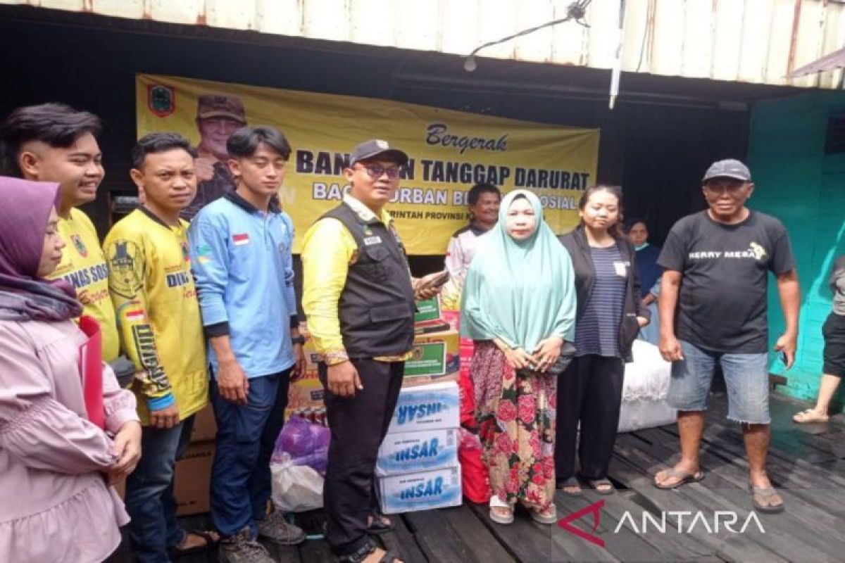 Pemprov Kalsel bantu korban kebakaran ke Banjarmasin dan Batola