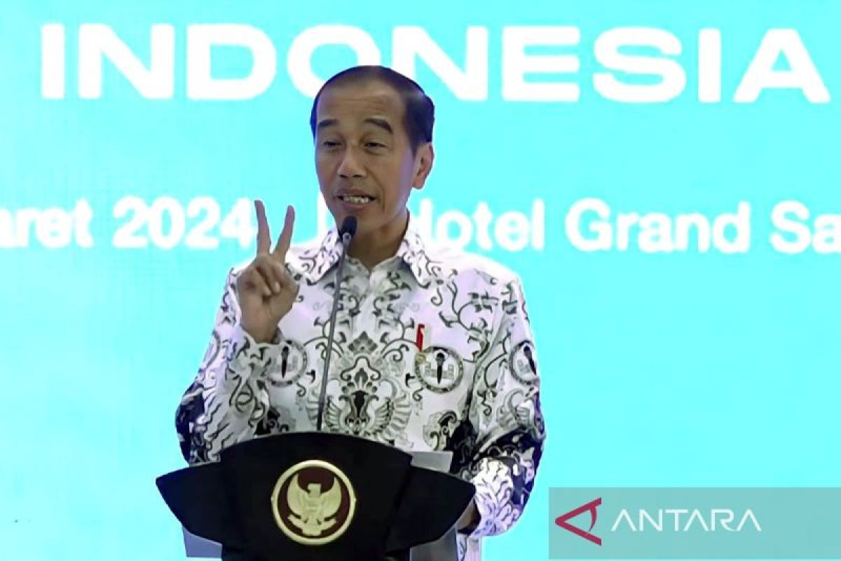Presiden Jokowi buka kongres ke-23 PGRI ingatkan soal Indonesia Emas