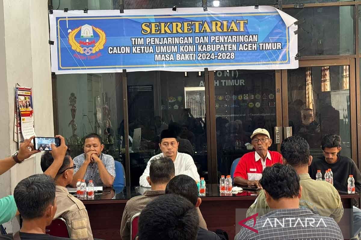 KONI Aceh Timur buka penjaringan bakal calon ketua