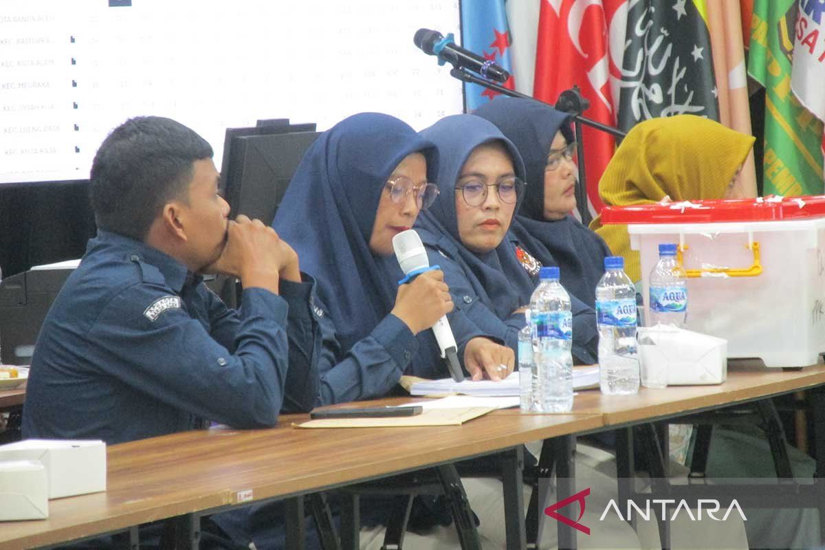 KIP Banda Aceh rekapitulasi penghitungan suara Pemilu 2024