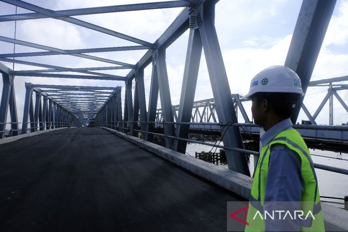 Duplikat Jembatan Kapuas I Pontianak siap diuji coba