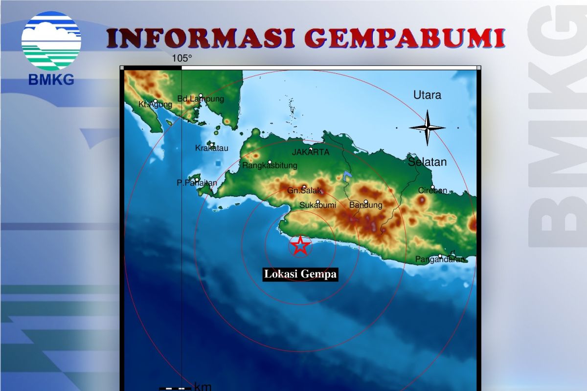 BPBD pastikan gempa Sukabumi tak memicu kerusakan