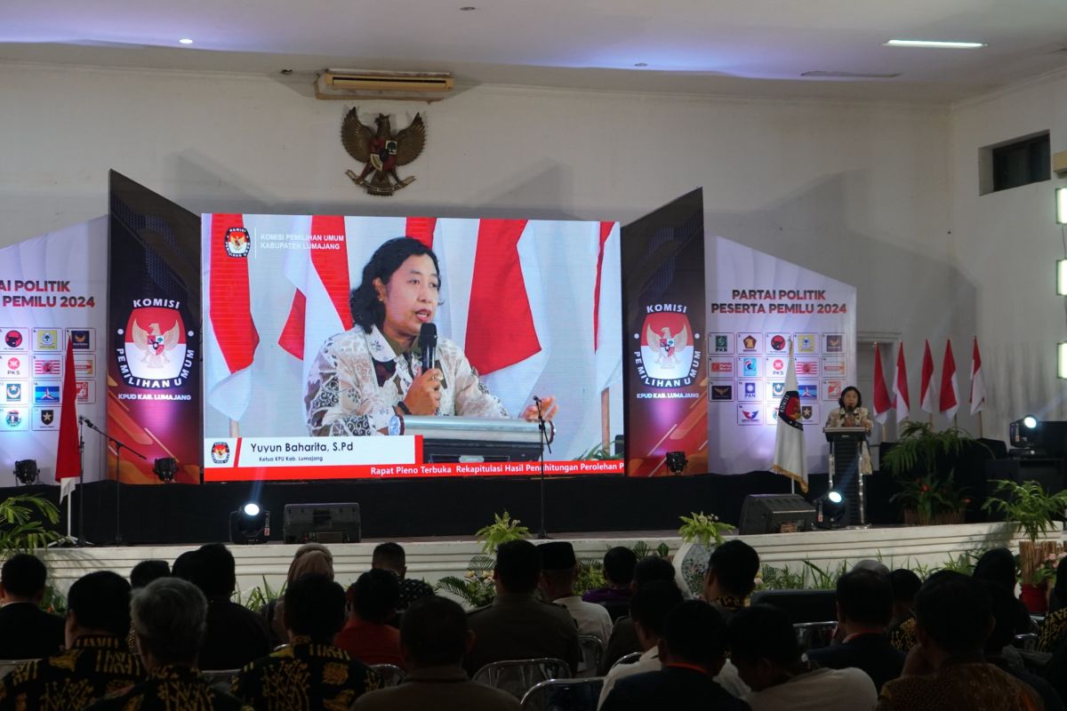 Partisipasi pemilih Pemilu 2024 di Lumajang mencapai 83,5 persen