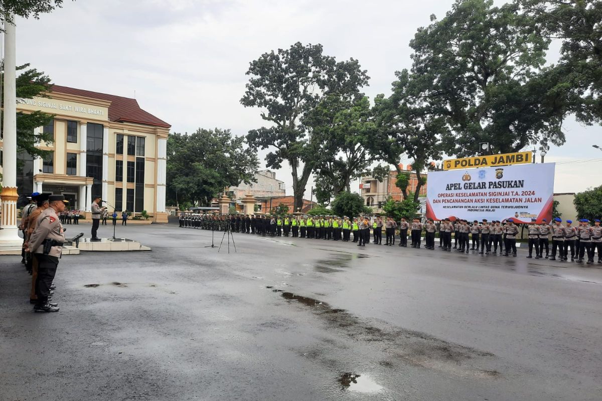 Polda Jambi kerahkan 864 personel Operasi Keselamatan Siginjai