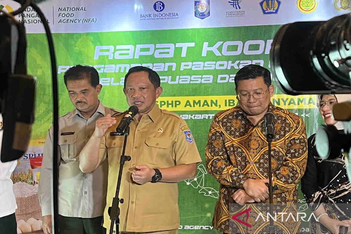 Mendagri minta pemda pastikan ketersediaan pangan jelang Ramadhan