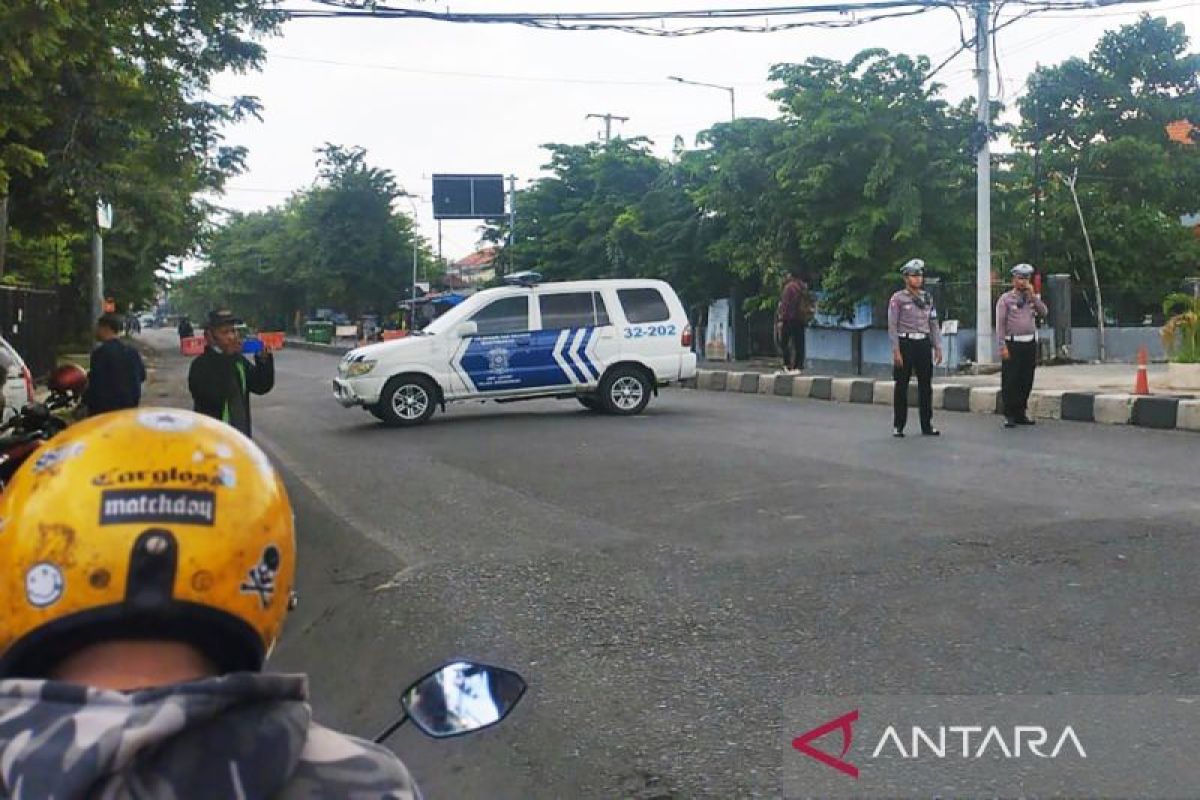 Terjadi ledakan di Kantor Subdensi Pom Detasemen I Polda Jatim