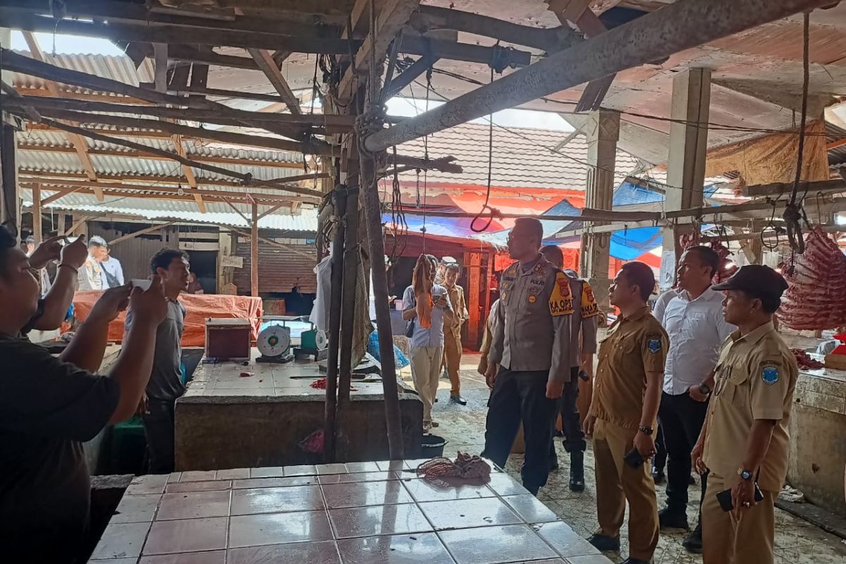 Polres dan Pemkab Batanghari sidak ke pasar Kramat Tinggi