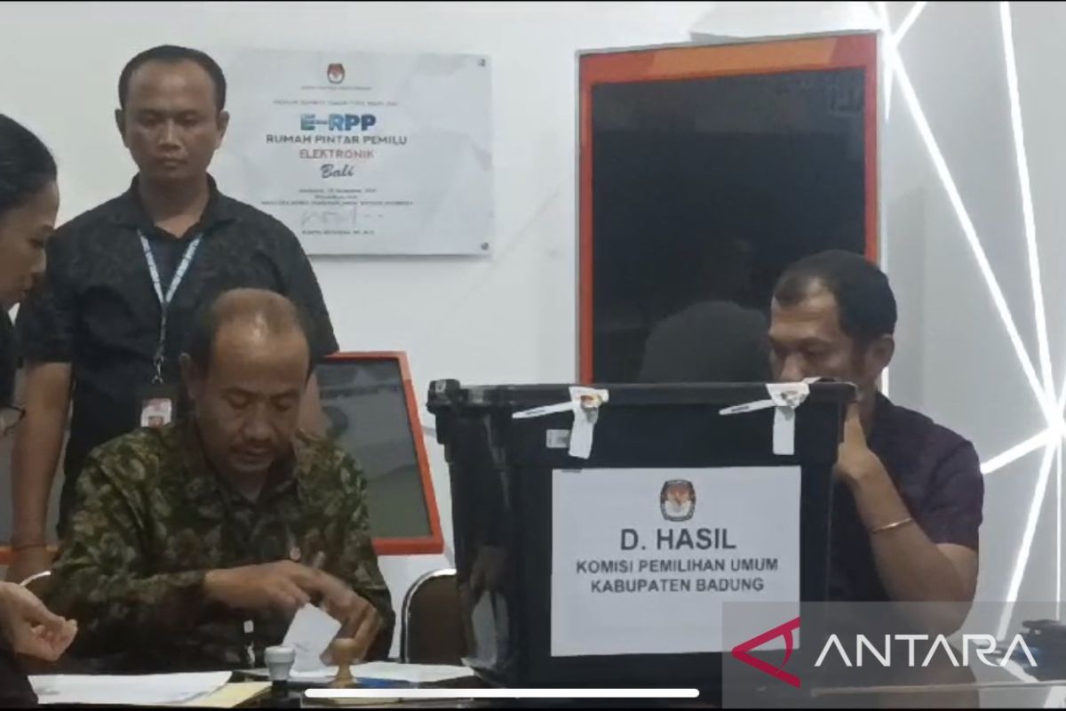 KPU Bali: Saksi pasangan presiden 03 tolak tandatangani rekapitulasi