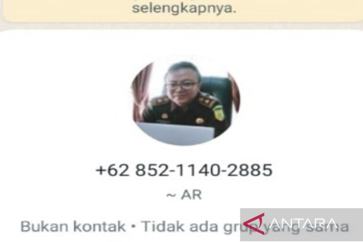 Kejari Nagan Raya lakukan upaya hukum terkait pencatutan nama via WhatsApp