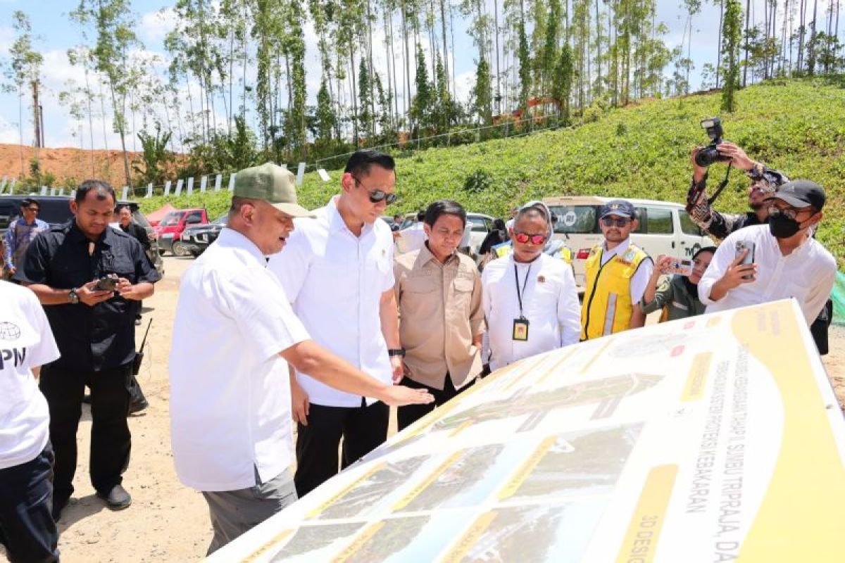 Menteri AHY ungkap penyebab 2.086 hektare tanah IKN masih bermasalah