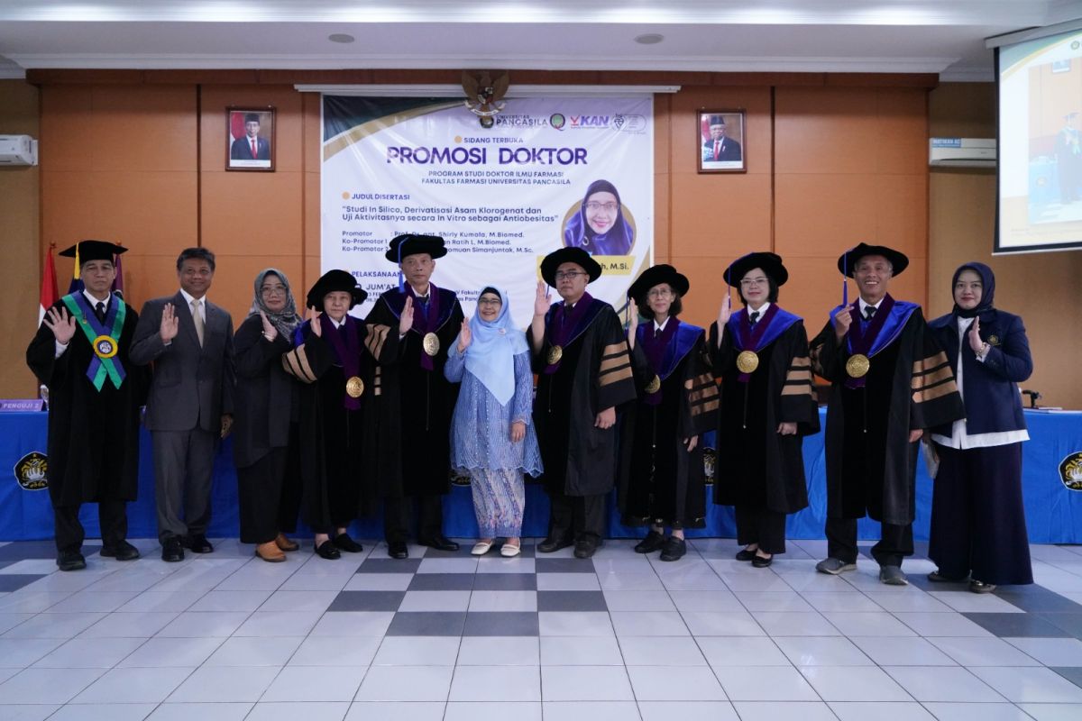 Faridah raih gelar Doktor Ilmu Farmasi ke-15 Universitas Pancasila