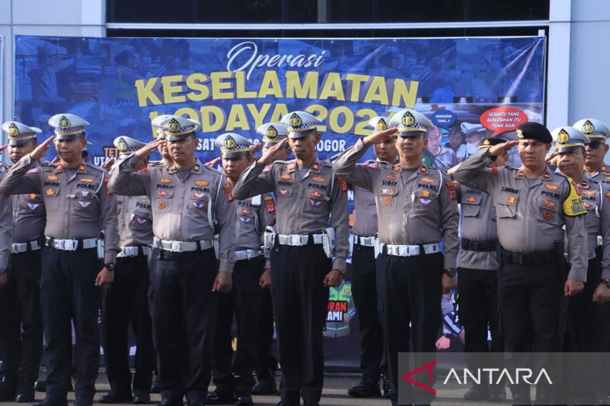 Polres Bogor libatkan 166 personel Operasi Keselamatan Lodaya