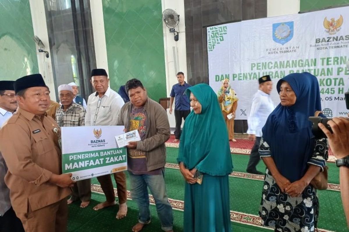 Baznas Ternate salurkan  bantuan Rp538 juta ke 2.020 warga kota