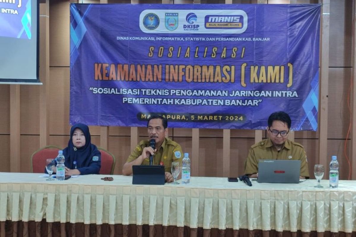 Pemkab Banjar sosialisasikan pengamanan jaringan intra