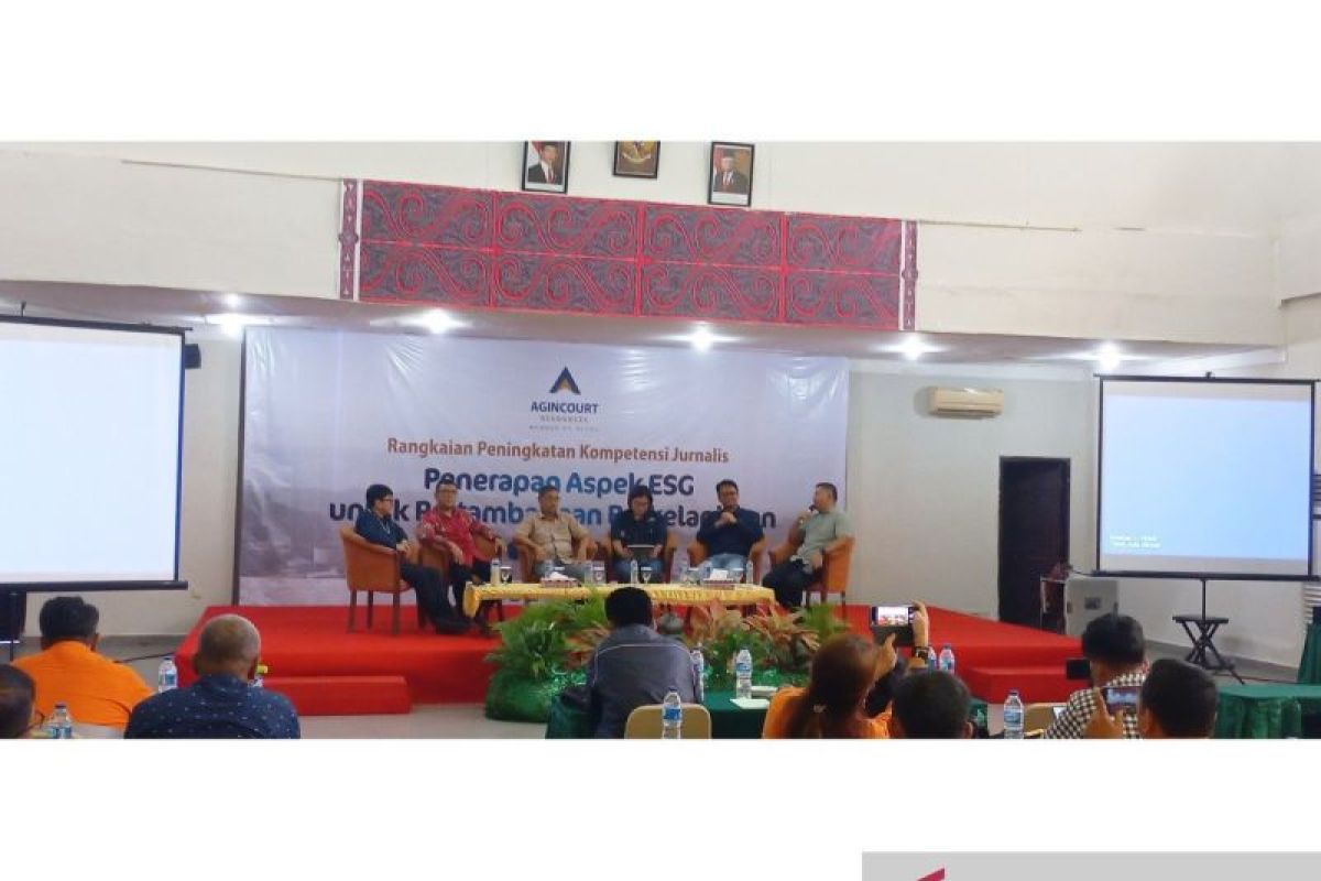 Agincourt Resources adakan seminar penerapan ESG untuk tambang berkelanjutan