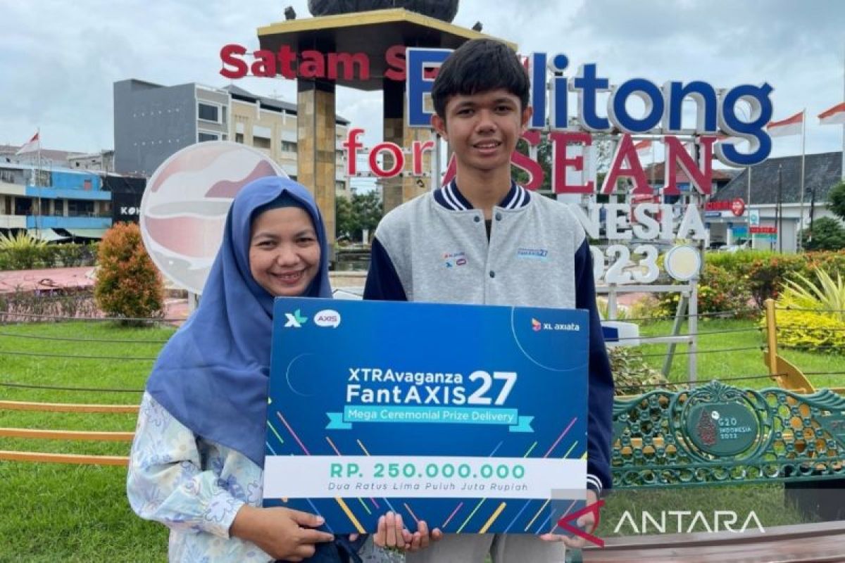 Pelajar Belitung raih hadiah Rp250 juta dari kuis berhadiah Xtravaganza/FantAXIS