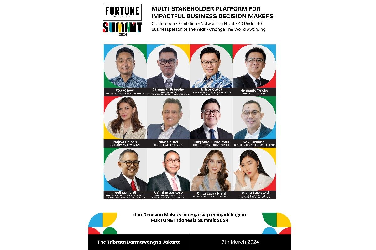 FORTUNE Indonesia Summit 2024 usung cara berpikir maju