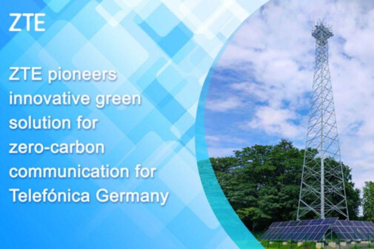 ZTE jadi pionir solusi inovatif dan ramah lingkungan yang menghadirkan layanan komunikasi nol karbon untuk Telefnica Germany