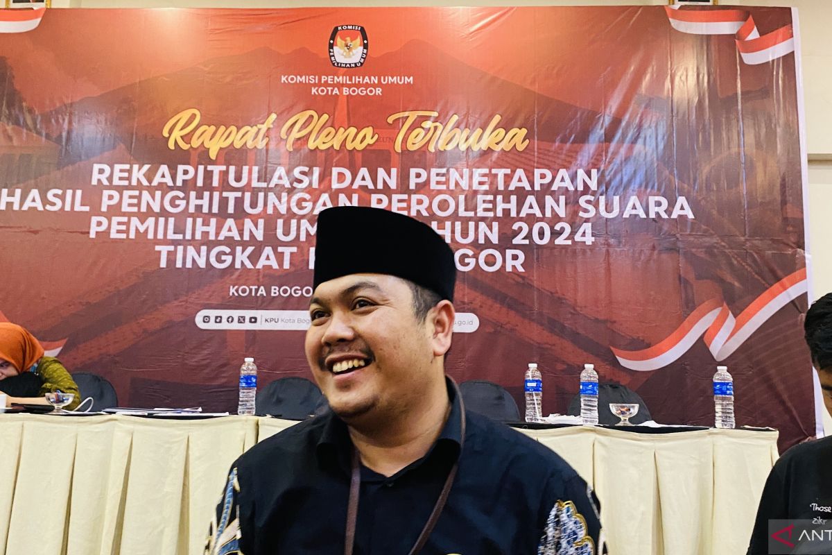 Rekapitulasi penghitungan suara Pemilu 2024 di Kota Bogor telah rampung