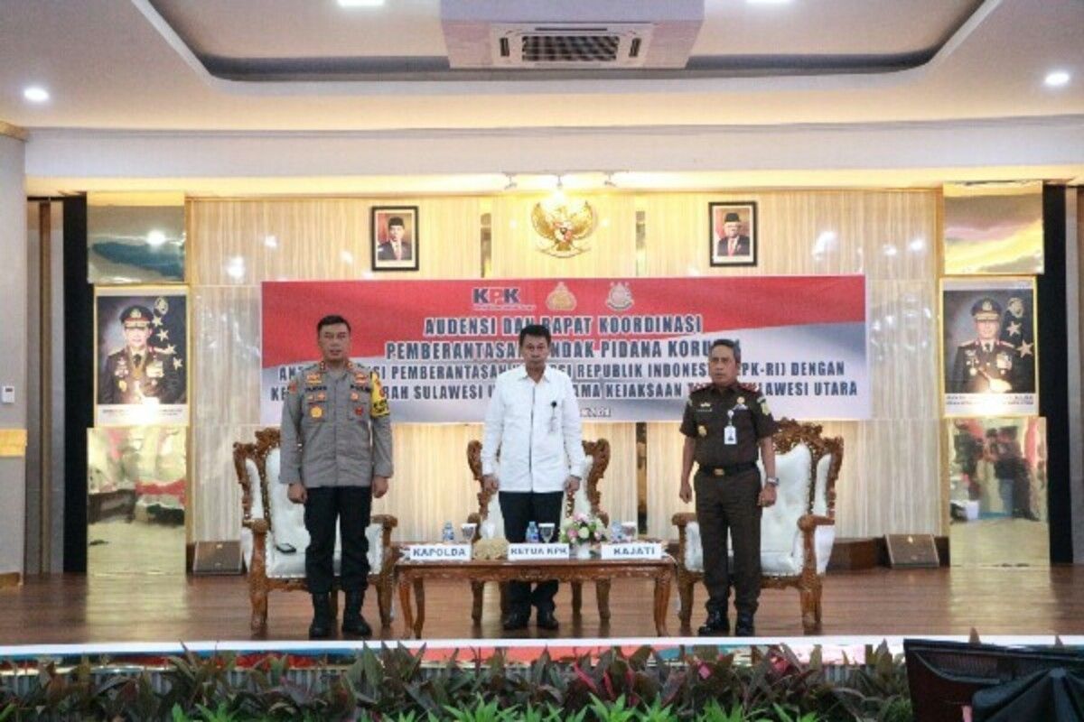 Polda Sulut gelar rakor pemberantasan korupsi bersama KPK RI-kejati