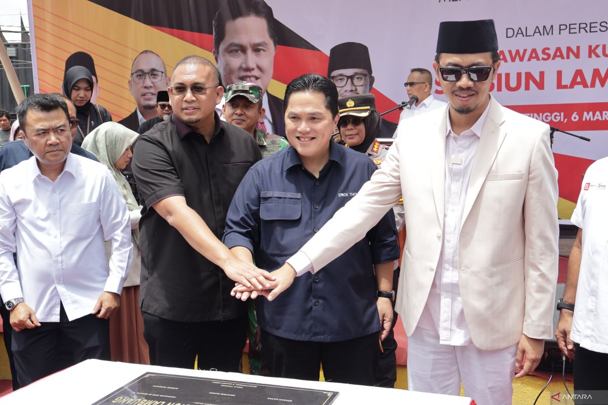 Menteri BUMN resmikan Kawasan Kuliner Stasiun Lambuang Bukittinggi