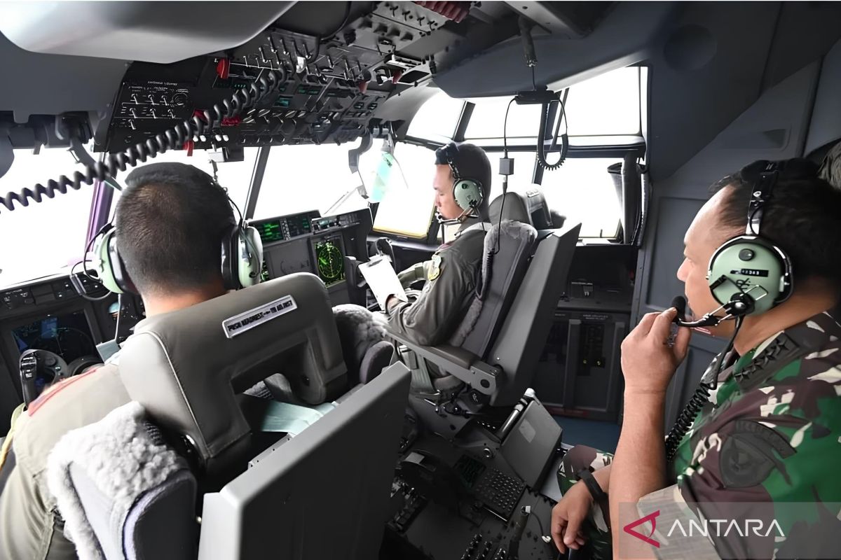 Kasau pantau perjalan pertama C-130J Super Hercules A-1343 ke Merauke