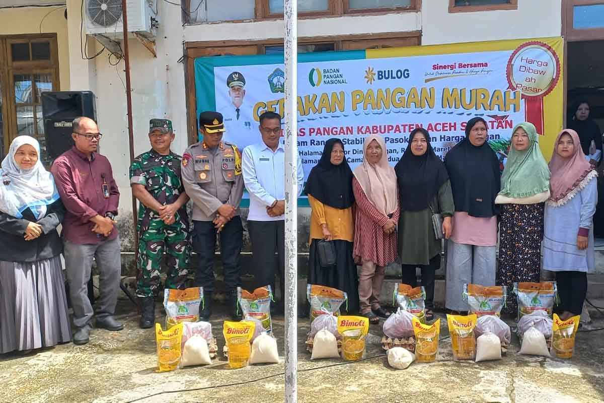 Pemkab Aceh Selatan gelar pasar murah cegah inflasi jelang Ramadhan