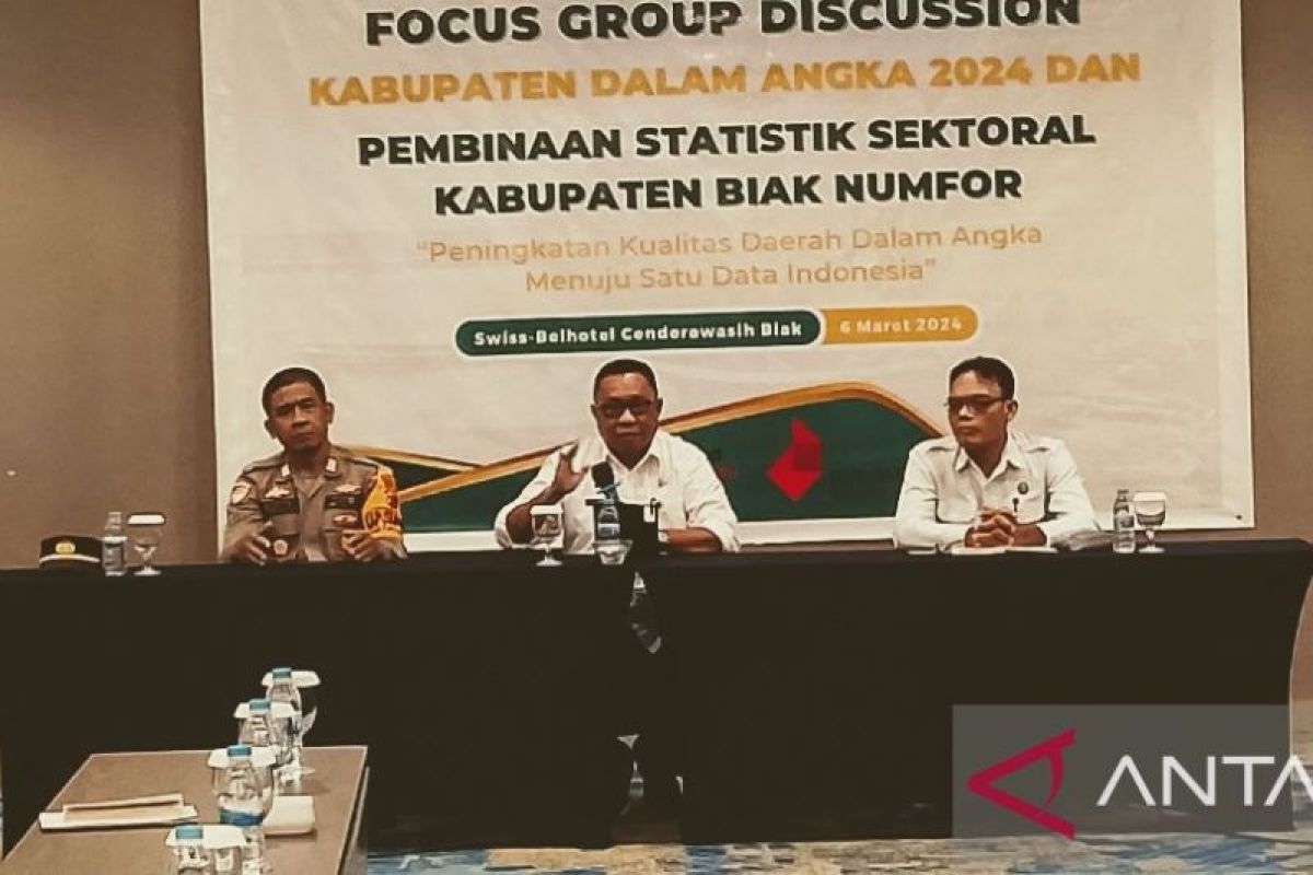 Pemkab Biak Numfor-BPS sajikan satu valid untuk pembangunan daerah