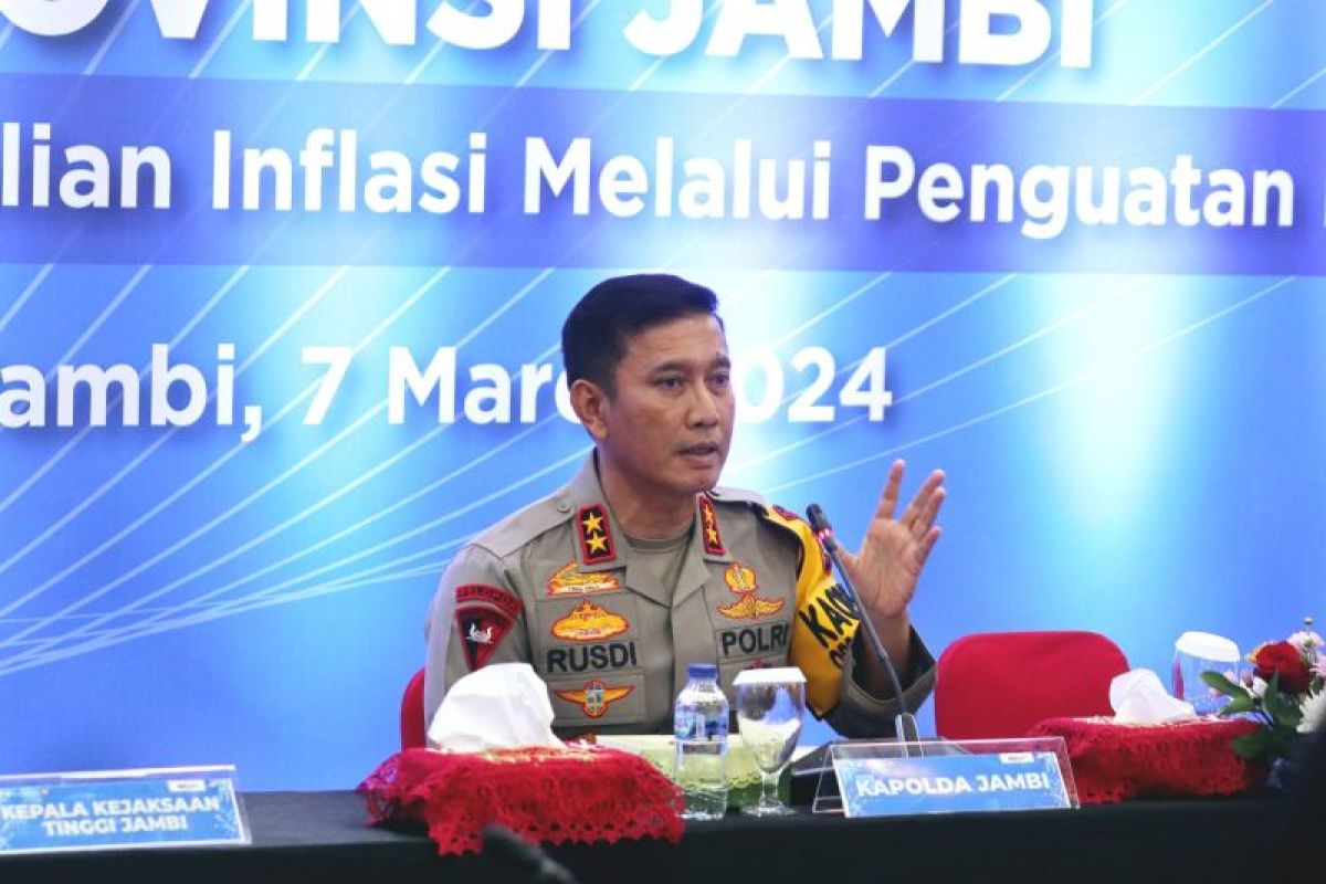 Polda Jambi minta TPID imbau pelaku usaha tidak menimbun sembako