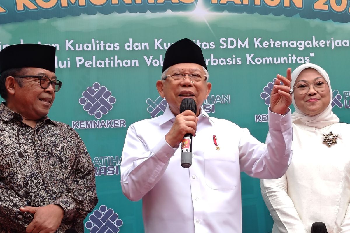 Ma'ruf Amin mengaku belum ditugaskan untuk berkantor di IKN