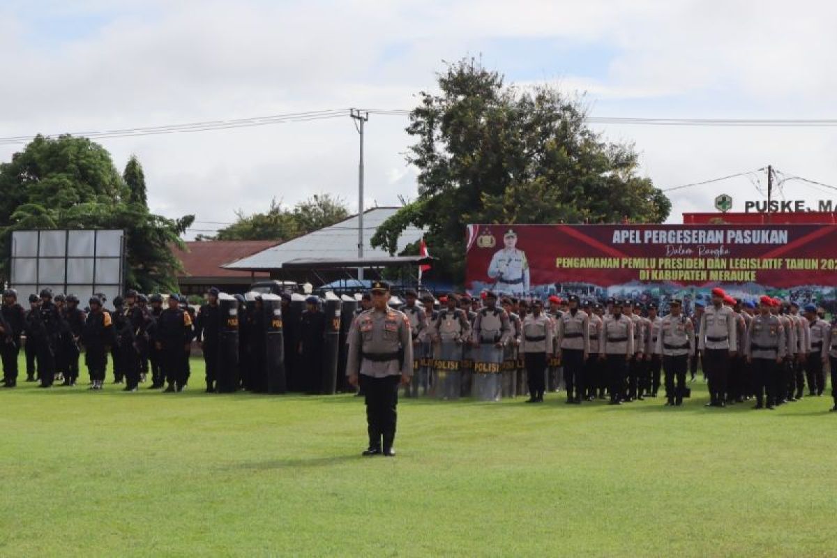 300 personel amankan pleno KPU Papua Selatan