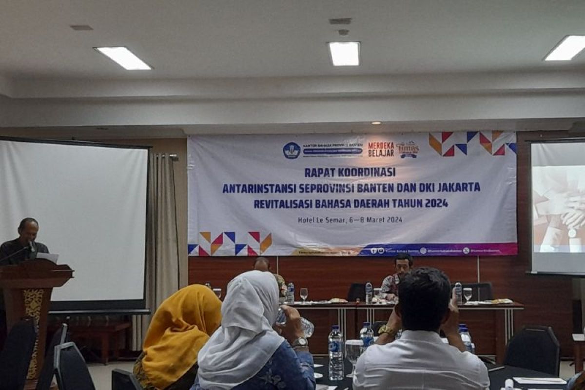 Kantor Bahasa Banten koordinasi antarinstansi lakukan revitalisasi bahasa daerah