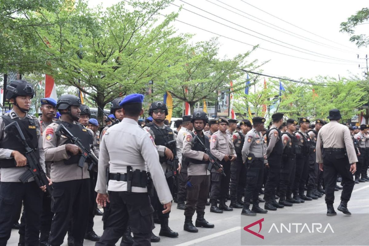 Sebanyak 280 personel kepolisian amankan pleno di PBD