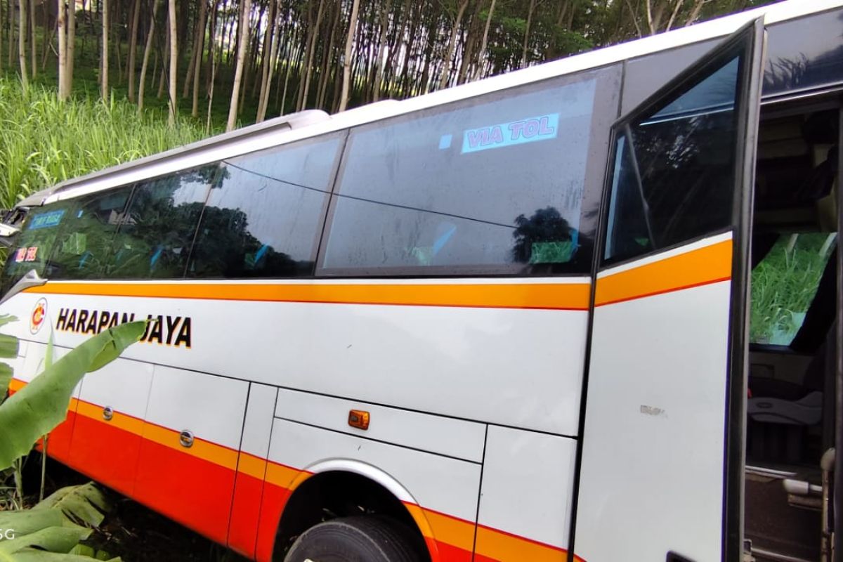 Bus vs mobil di Kediri, 12 penumpang terluka
