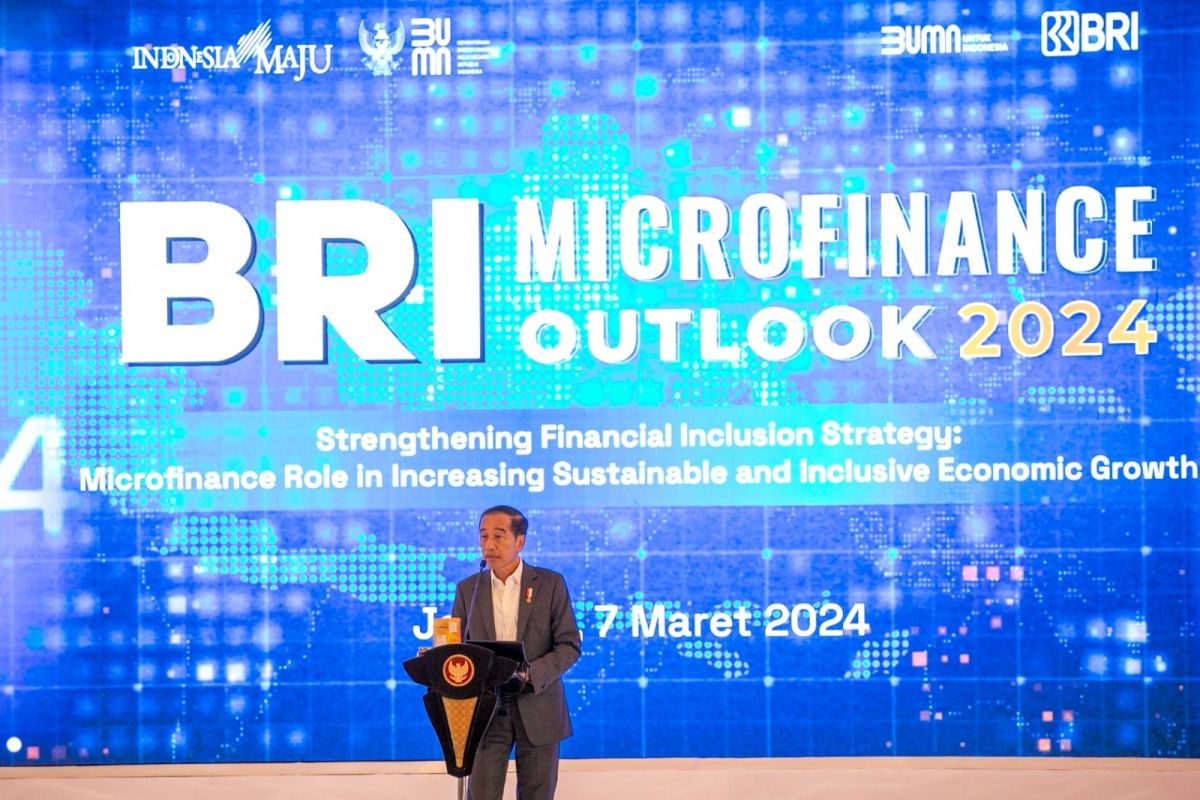 Di BRI Microfinance Outlook 2024, Presiden Jokowi Apresiasi Komitmen BRI Dorong Pertumbuhan Ekonomi Melalui Inklusi Keuangan