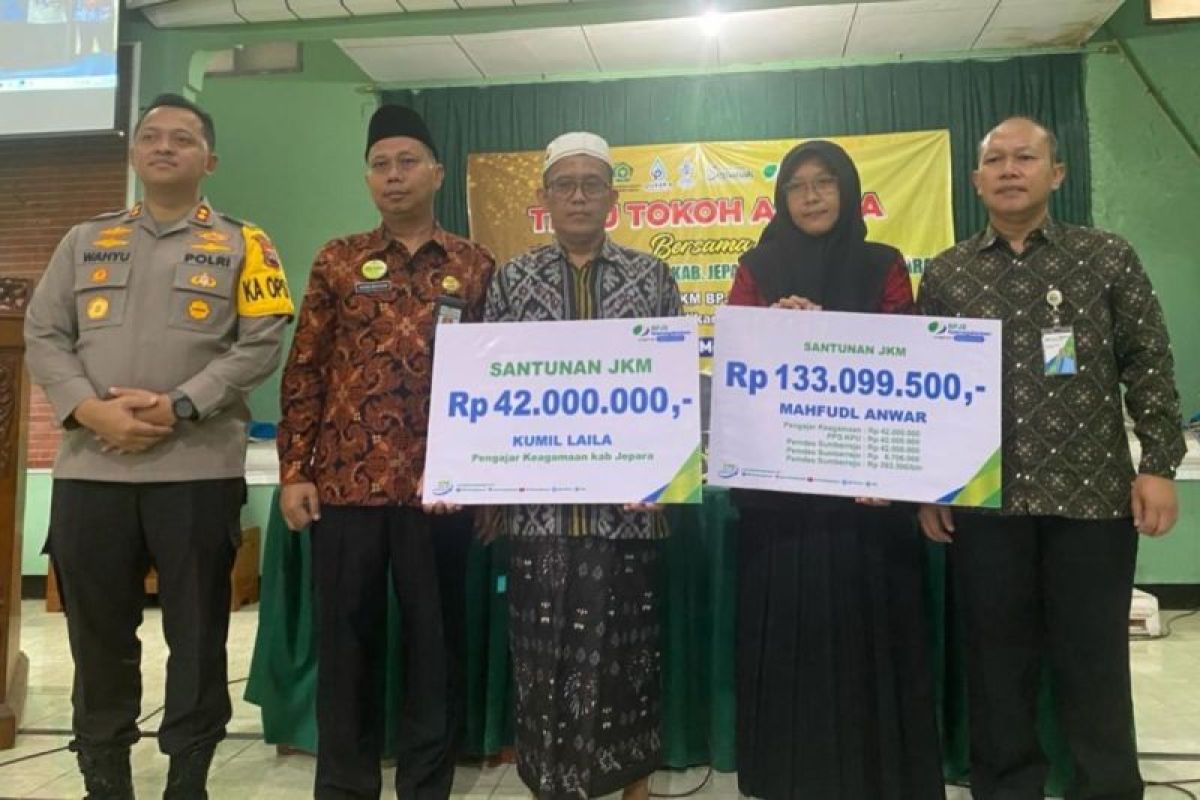 Kemenag : 12.000 pengajar keagamaan di Jepara terlindungi BPJS Ketenagakerjaan