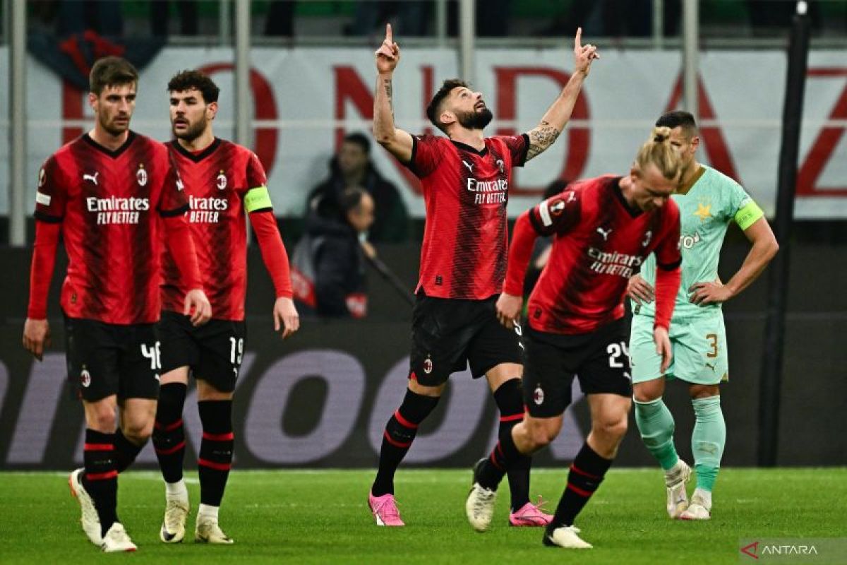 AC Milan nyaris mengalahkan Slavia Praha 4-2