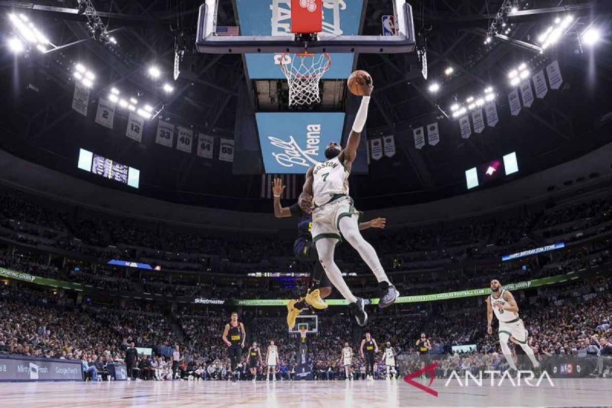 Celtics raih delapan kemenangan beruntun berkat performa Jaylen Brown