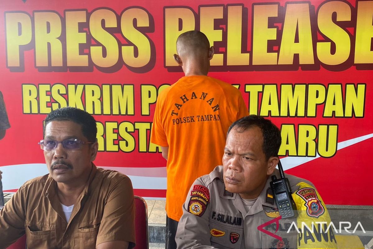 Preman kerap peras pedagang di Pekanbaru diciduk polisi