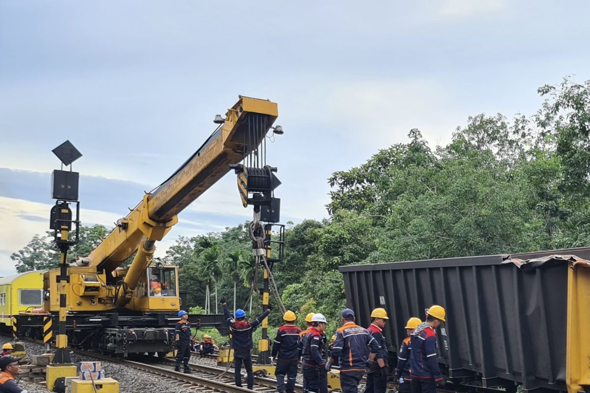 KAI: Jalur kereta Gunung Megang-Penangiran  masih proses normalisasi
