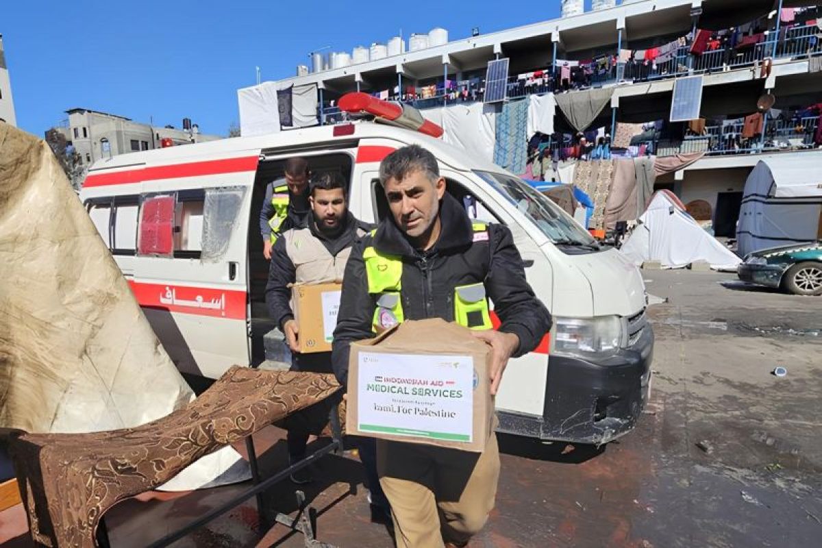 Bantuan Medical Services KAMI sampai di Gaza Utara Palestina melalui Dompet Dhuafa