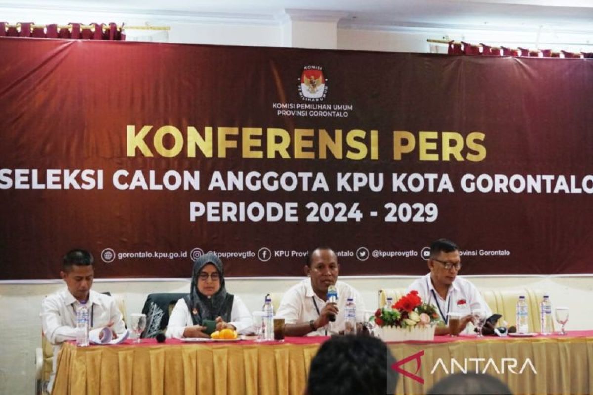 KPU Kota Gorontalo jumpa media terkait seleksi calon anggota baru